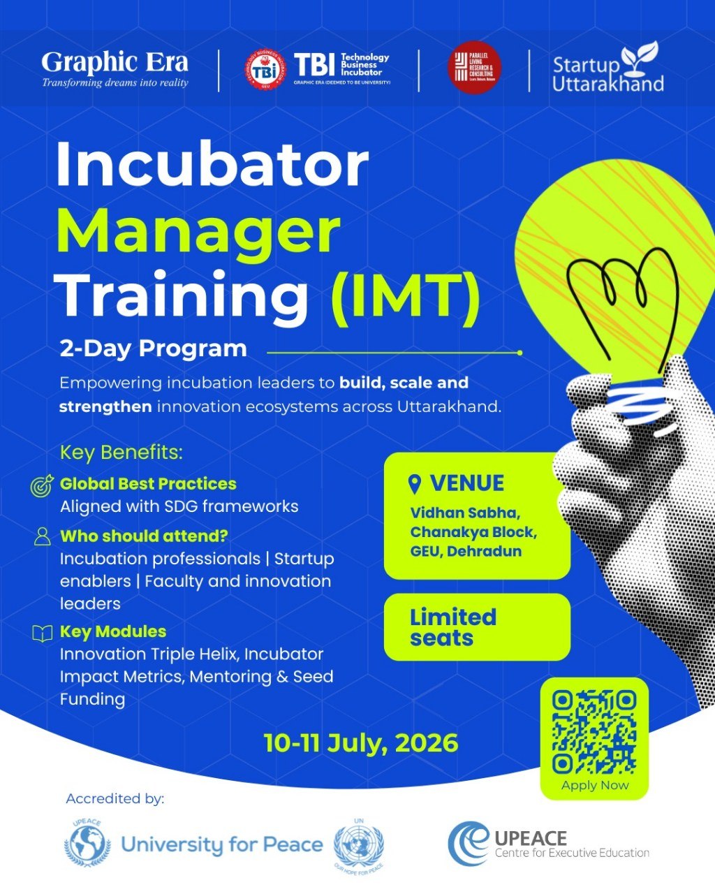 Incubator Manager Training